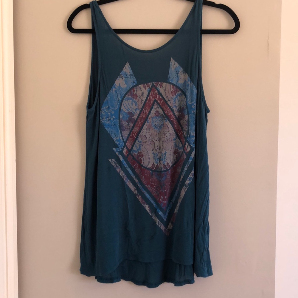 Turquoise tank